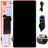 Tapis de souris et clavier gaming avec rétroéclairage RGB LED 90 × 40 cm