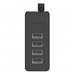 Adaptateur Hub USB Orico 4x USB 2.0 (noir)