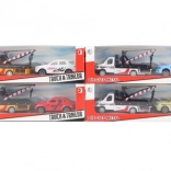 Dépanneuse métallique avec voiture – 4 variantes de couleur