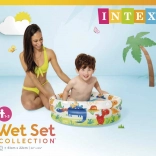 Piscine gonflable pour enfants avec dinosaures 61 × 22 cm Intex