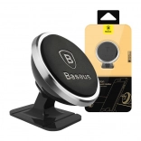 Baseus support magnétique de voiture pour téléphone, rotation à 360°, argenté