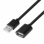 Câble USB rallonge 1,8 m noir
