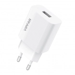 Chargeur USB Vipfan USB 2,4A blanc