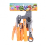 Set d’outils en plastique pour enfants en sachet