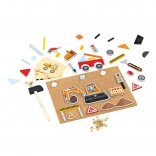 Jeu de martelage créatif Bigjigs Toys transport