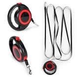 Laisse automatique à enroulement pour chien et chat 4,2 m avec verrou