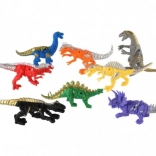 ensemble de dinosaures en plastique 8 pcs 14–17 cm en sachet