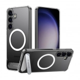 Coque magnétique transparente TORRAS Pstand avec support pour SAMSUNG S25+