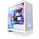 NZXT H7 Flow RGB boîtier PC blanc (mid‑tower, 2024)