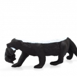 Mojo ratel avec son petit – figurine animale réaliste