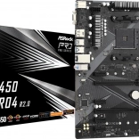ASRock B450 Pro4 R2.0 – carte mère de jeu AM4 ATX avec M.2, HDMI et USB 3.2