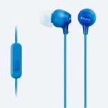 Écouteurs intra-auriculaires avec microphone SONY MDR-EX15AP bleus