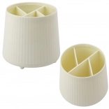 Organisateur multifonction pour cosmétiques et fournitures de bureau, beige