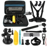 Puluz kit d’accessoires 20‑en‑1 pour caméras d’action (compatible avec DJI Osmo Action 5 Pro et GoPro)