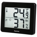 Thermomètre et hygromètre numériques Hama TH‑1130, noir