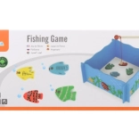 Jeu de pêche magnétique en bois