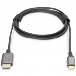 Câble adaptateur HDMI 4K 30Hz vers USB Type‑C 3.1 noir 1,8 m