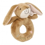 Hochet anneau lapin - Devine combien je t’aime