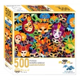 Puzzle Masques Magiques 500 pièces de Brain Tree