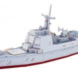 Robotime puzzle 3D destroyer de torpilles Type 052C coloré