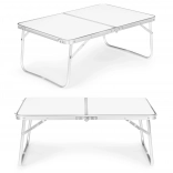 Table de camping pliante 60 × 40 cm, blanche MULTIGARDEN