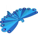 Paon volant en bois VILAC – décoration suspendue