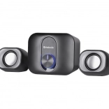 enceintes d’ordinateur 2.1 avec rétroéclairage LED et alimentation USB