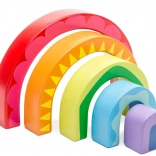 Arc-en-ciel en bois Le Toy Van Petilou pour enfants