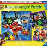 Puzzle Ravensburger Power Players 3×49 pièces
