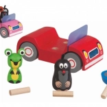 Petite voiture en bois – LA TAUPE en excursion