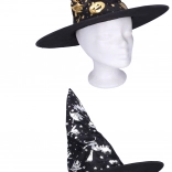 Chapeau pour petits sorciers et sorcières 38x38 cm