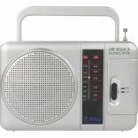 Radio portable ELLRA Tola argenté