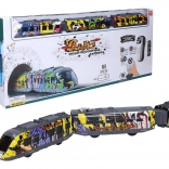 train miniature graffitis RC 117 × 66 cm