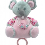 Boîte à musique rose Koala 18 cm