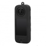 Coque de protection en silicone Sunnylife pour Insta360 X3, noire