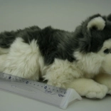 Chien husky en peluche 35 cm