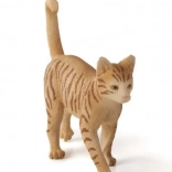 Figurine de chat tigré roux
