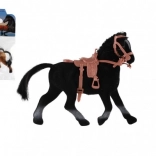 Jouet cheval à poil avec selle