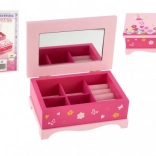 Boîte à bijoux en bois Princess pour enfants TEDDIES