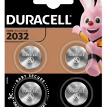 Piles Duracell CR2032, lot de 4