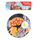 Set de nourriture en plastique avec plateau pour enfants