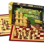Jeu d'échecs, dames et moulin