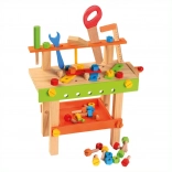 Bino établi en bois pour enfants avec outils