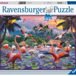 Puzzle Ravensburger Pink Flamingos 1000 pièces