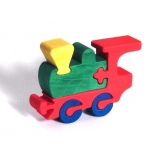 Fauna puzzle en bois à encastrer locomotive