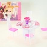 Glorie set de salle à manger pour poupées