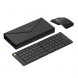Clavier pliable sans fil et souris DELUX KF10 + MF10PR