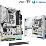 Carte mère claire avec Wi‑Fi et prise en charge DDR5
