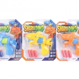 Pistolet requin pour fléchettes en mousse avec ventouses