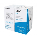 Câble LAN UTP 1Gb/s 305m CCA noir